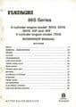 Fiatagri Fiat Tractor 86 Series - 70-86V 72-86F 72-86LP 82-86F 82-86LP Workshop Manual - ORIGINAL
