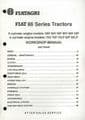 Fiatagri Fiat Tractor 86 Series - 70-86V 72-86F 72-86LP 82-86F 82-86LP Workshop Manual - ORIGINAL