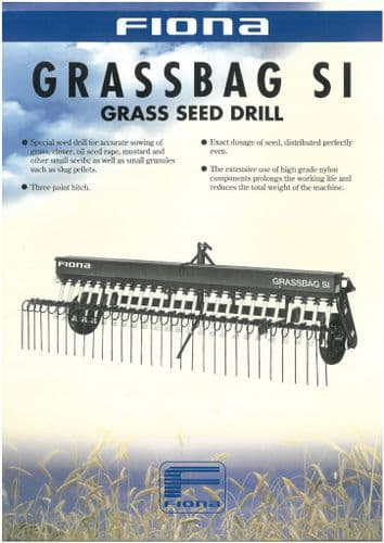 Fiona Grass Seed Drill Grassbag SI Brochure