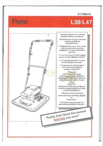 Flymo Air Cushion Petrol Mower L38 & L47 Operators Manual (1)