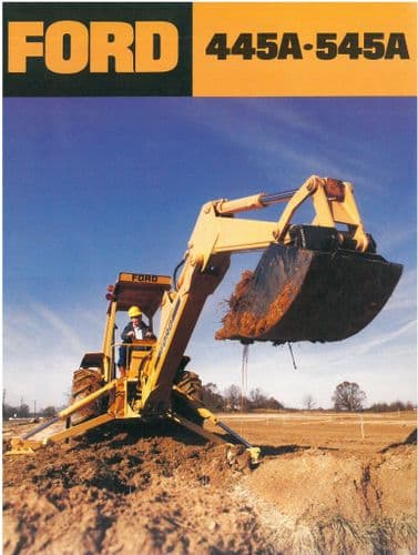 Ford 445A & 545A Tractor with Loader & Backhoe Brochure