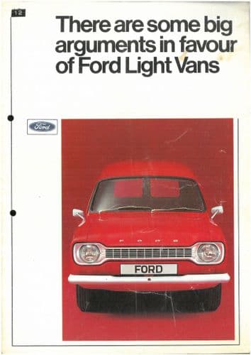 Ford 6 cwt & 8 cwt Van Brochure