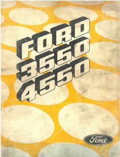 Ford Digger Backhoe Loader 3550 & 4550 Operators Manual
