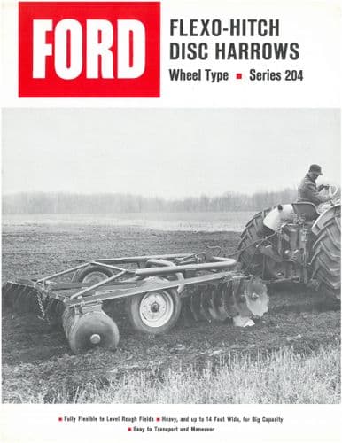 Ford Flexo-Hitch DIsc Harrow 204 Brochure