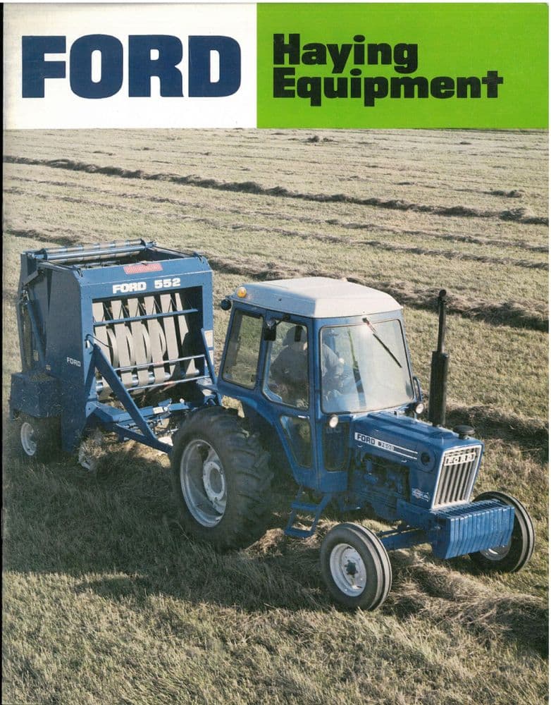 Ford Hay Rack Ford Hay Equipment - Baler Forage Wagon Rake Loader Forage Blower Brochure