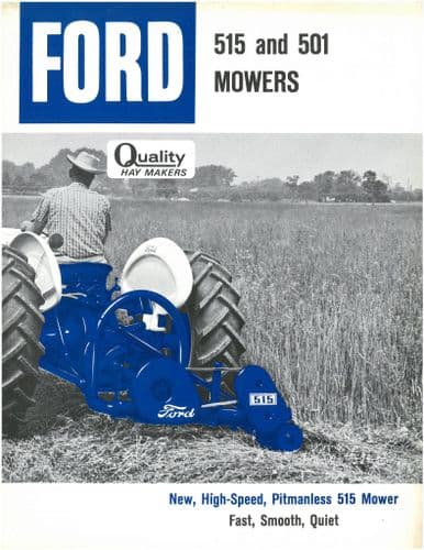 Ford Mowers 501 & 515 Brochure