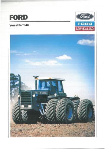 Ford New Holland Tractor Versatile 946 Brochure