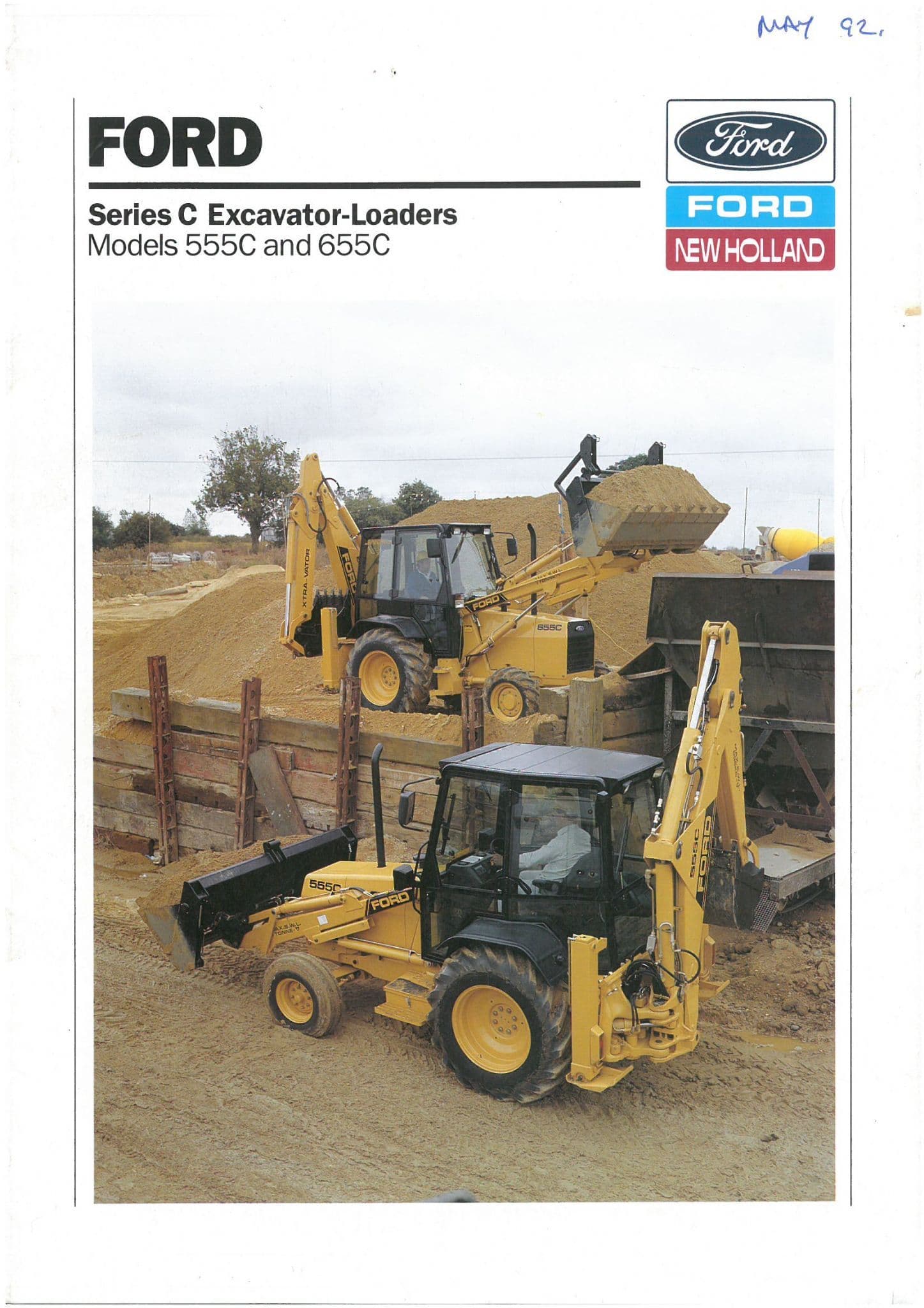 Ford Series C ExcavatorLoader Model 555C & 655C Brochure