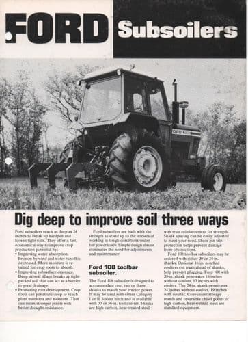 Ford Subsoilers Brochure