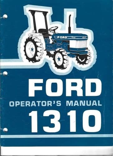 Ford Tractor 1310 Operators Manual