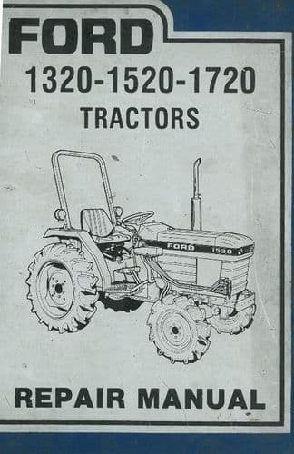 Ford Tractor 1320 1520 1720 Workshop Service Manual