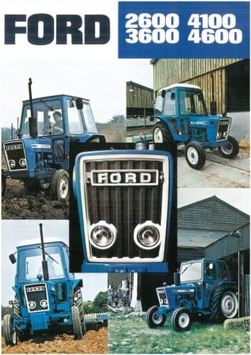 Ford Tractor 2600 3600 4100 4600 Brochure -
