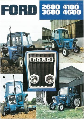 Ford Tractor 2600 3600 4100 4600 Brochure