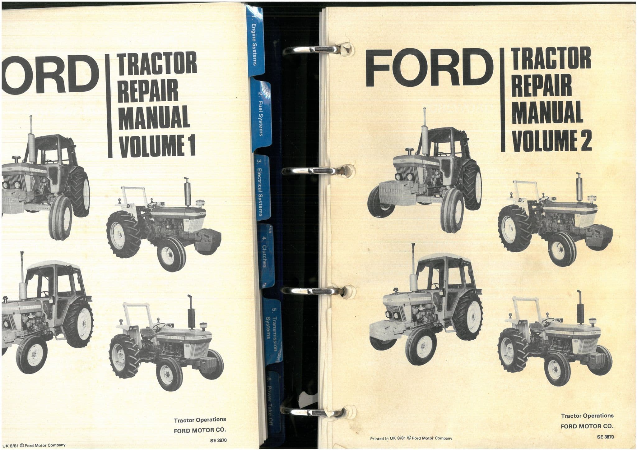 Ford Tractor 2610 3610 4110 4610 5610 Service Repair Shop