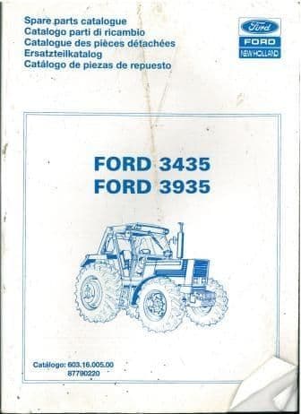 Ford Tractor 3435 3935 Parts Manual