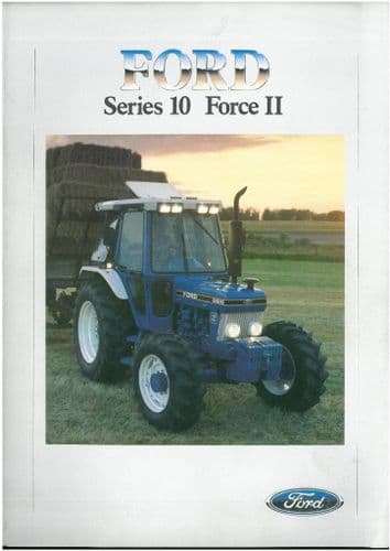 Ford Tractor 3910 4110N 4610 4610N 5610 6610 7610 7710 7910 8210 Brochure - Series 10 Force II