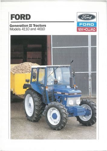 Ford Tractor - 4110 & 4610 Generation III Brochure -