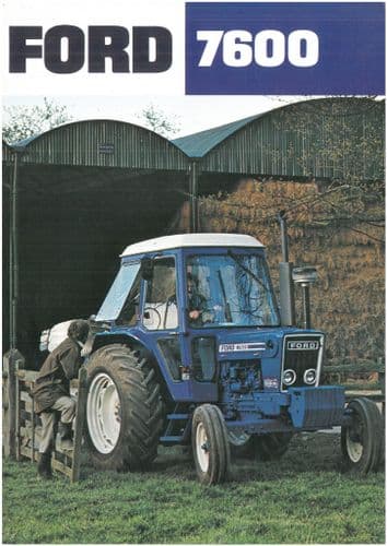 Ford Tractor 7600 - 9 Page Brochure
