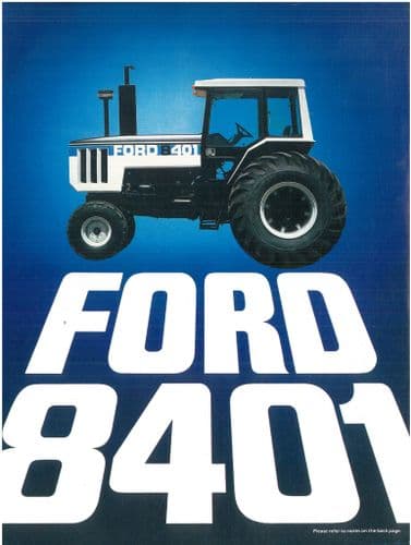 Ford Tractor 8401 Brochure
