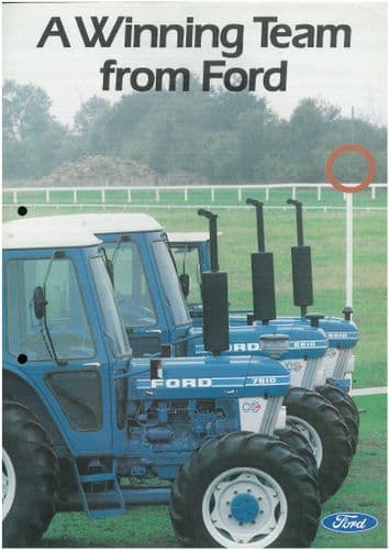 Ford Tractor "A Winning Team" 5610 6610 7610 8210 TW15 TW25 TW35 FW60 Brochure