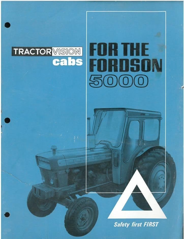 Ford Tractor Vision Cabs for the Ford 5000 Brochure