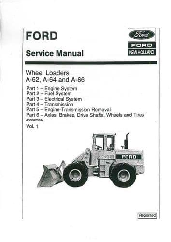 Ford Wheel Loader A62 A64 A66 Workshop Service Repair Manual