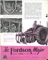 Fordson Rear Mounted Beet Lifter Use With The Fordson Major Tractor Brochure