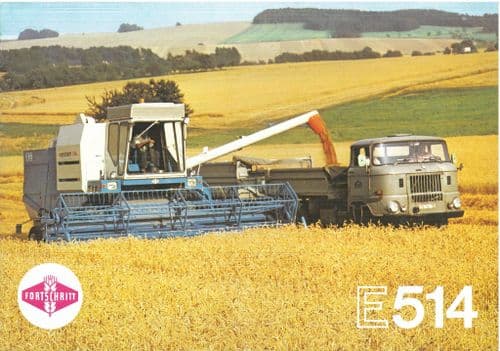 Fortschritt Combine E514 Brochure