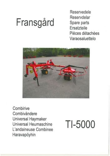 Fransgard Universal Hay Maker TI5000 Parts Manual