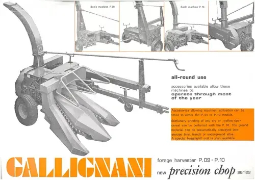 Gallignani Forager Models P09 & P10 Brochure