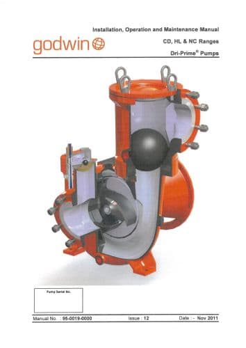 Godwin Dri-Prime Pump Range CD, HL & NC Operators Manual