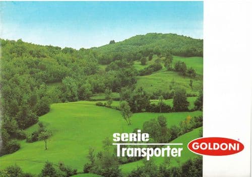 Goldoni Tractor Transporter 336 Brochure -- Orchard Vineyard Compact