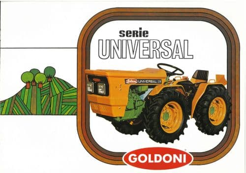 Goldoni Tractor Universal 233 236 238 240 Brochure - Orchard Vineyard Compact