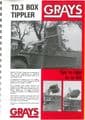 Grays Loader Forks Harrows Rollers Snowploughs Buckrakes 15 x Brochures In One Binder