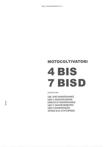 Grillo All Purpose Flail 4BIS 7BISD Operators Manual