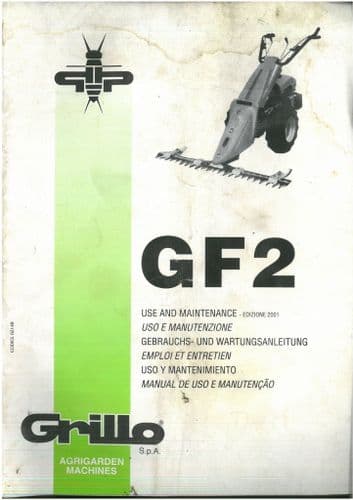 Grillo Mower GF2 Operators Manual