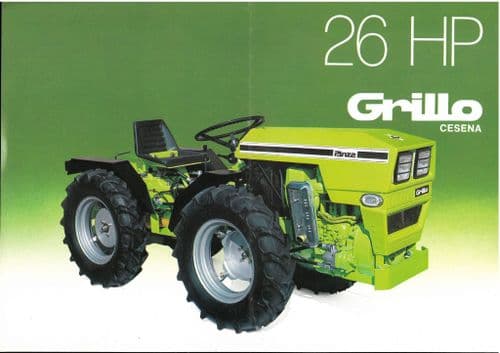 Grillo Tractor 26hp Brochure