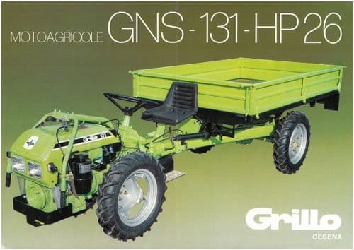 Grillo Tractor GNS18 - 131 - 26hp Brochure