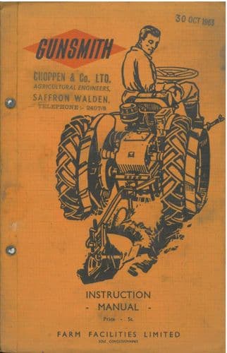 Gunsmith Tractor Operators Manual