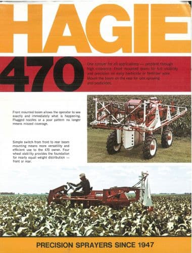 Hagie Sprayer 470 Brochure
