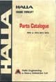 Halla Forklift Truck HDF20 HDF25 HDF30 Parts Manual - ORIGINAL