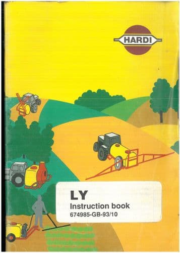 Hardi LY Sprayer Operators Manual with Parts List - ORIGINAL