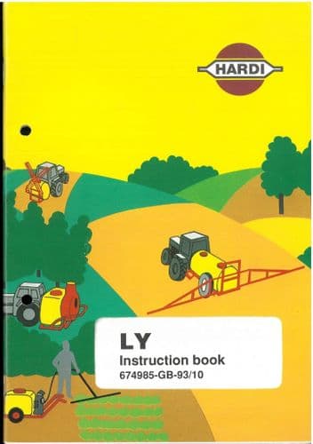 Hardi LY Sprayer Operators Manual with Parts List