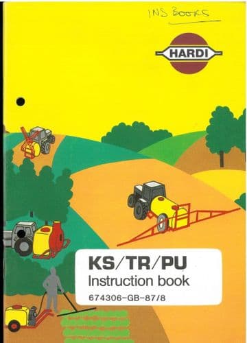 Hardi Sprayer KS TR PU Operators Manual with Parts List