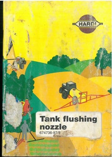 Hardi Tank Flushing Nozzle Operators Manual with Parts List