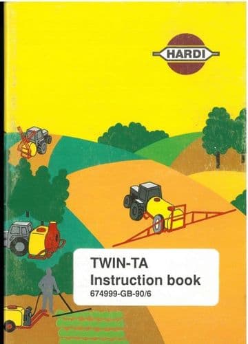 Hardi Twin-TA  Sprayer Operators Manual with Parts List