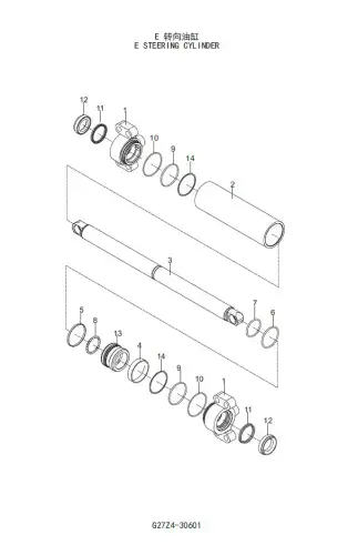 Heli Forklift Truck CPYD20/CPYD25/CPYD30/CPYD35 CPQYD20/CPQYD25/CPQYD30/CPQYD35 Parts Manual