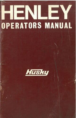 Henley Forklift Truck 'Husky' Operators Manual