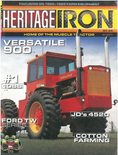 Heritage Iron Tractor Magazine - Jan 2011