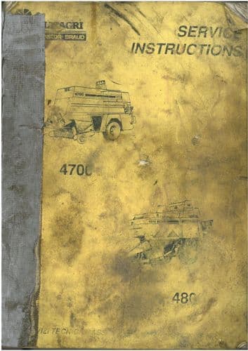 Hesston Braud Fiatagri Baler 4700 4800 Workshop Service Repair Manual